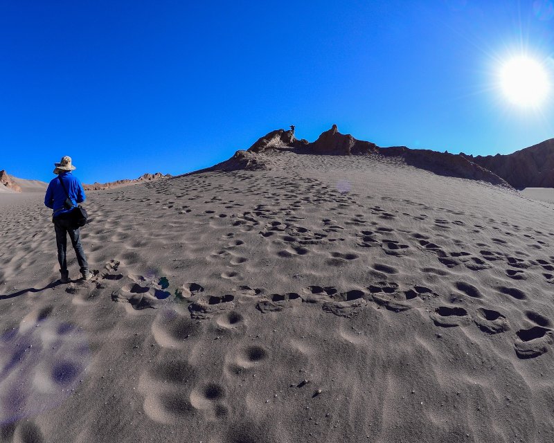 Persona en Desierto de Atacama