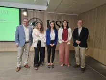 José Luis Ruiz, Soledad Hormazábal, Ximena Quintanilla, Rosario Celedón y Fernando Mejido 