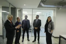 Visita Ministros de Hacienda y Trabajo