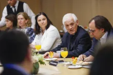 Soledad Huerta, Rosario Celedón, Enrique Marshall y Matías Acevedo