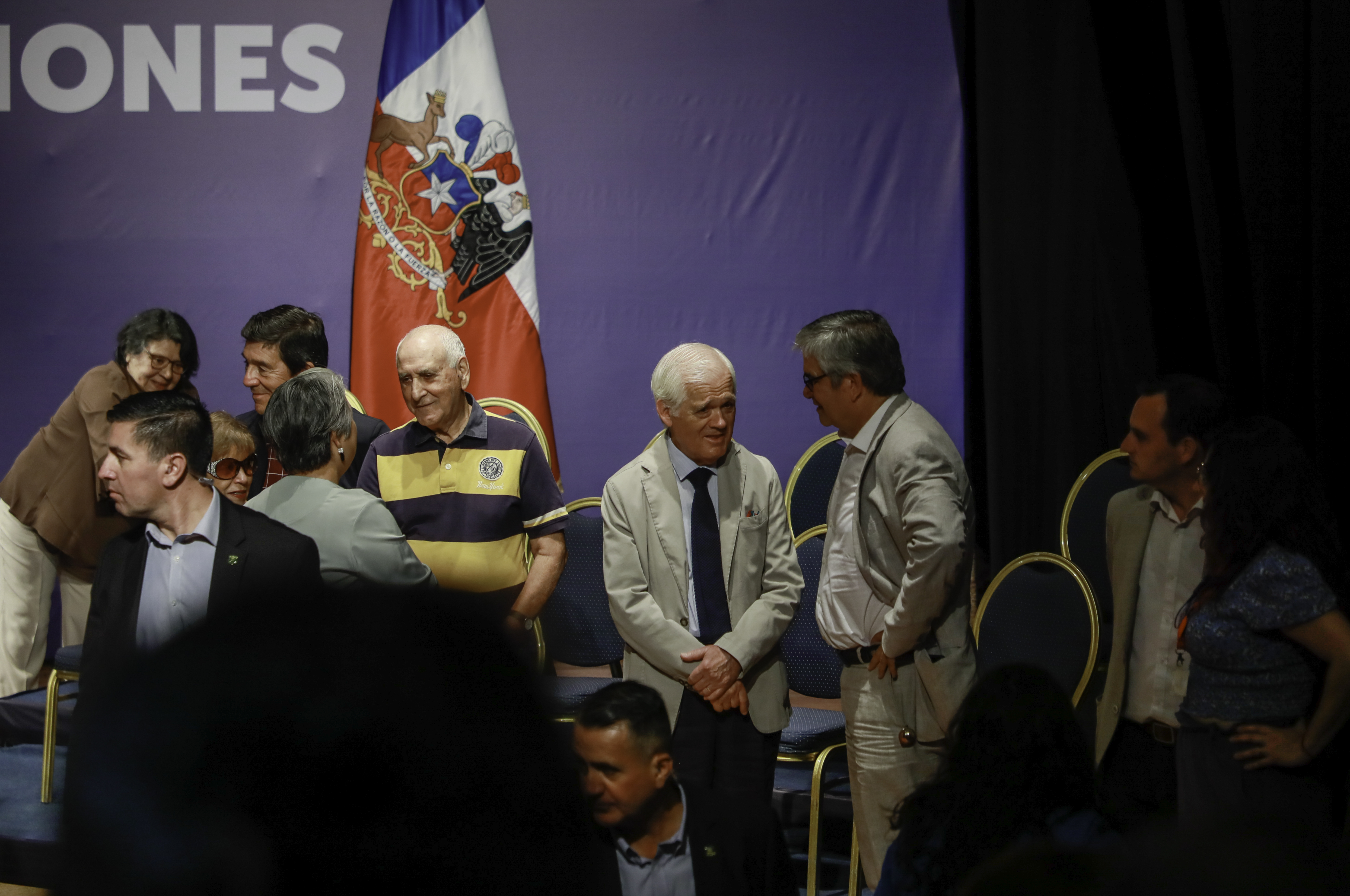 Enrique Marshall en ceremonia inicio pago beneficios Reforma Previsional