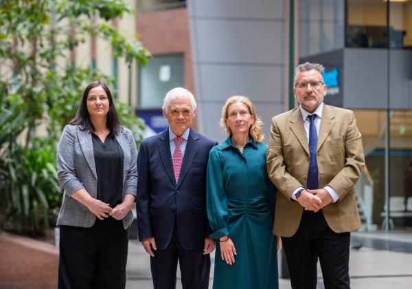 Rosario Celedón, Enrique Marshall, Soledad Huerta y Rodrigo Caputo