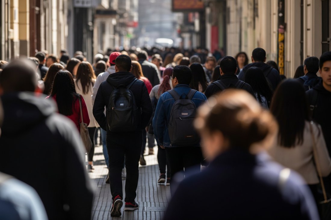 Gente caminando